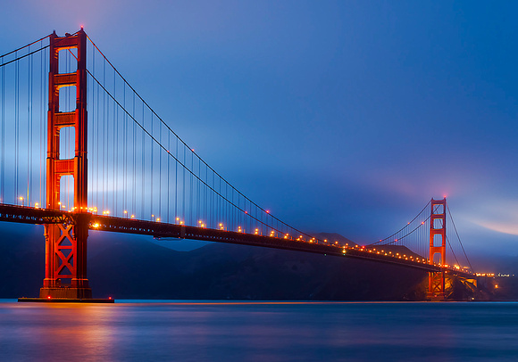 The Golden Gate at Dusk
